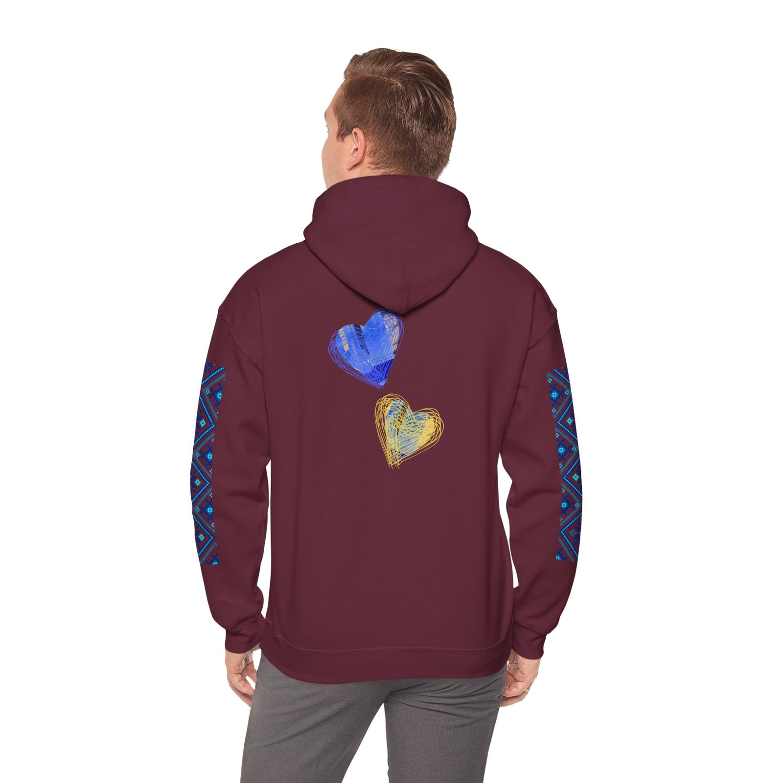 Support Ukraine Hoodie, Patriotic Pullover, Unisex Hooded Jumper